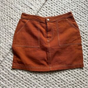 Rust Mini Skirt Forever 21 | large